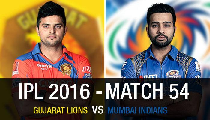 Indian Premier League 2016, Match 54: Gujarat Lions vs Mumbai Indians — As it happened...