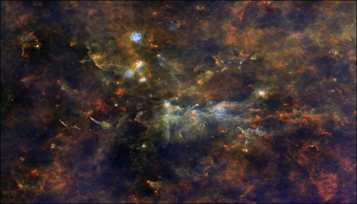 Herschel beams back exquisite image of newborn stars! - See pic
