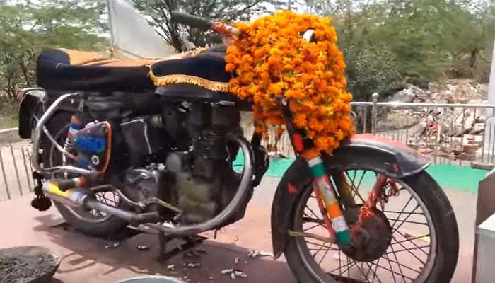 In this temple, people worship a Royal Enfield Bullet – Here’s why