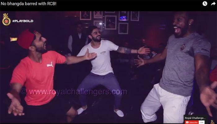 Must watch VIDEO: When RCB&#039;s Virat Kohli, Chris Gayle performed &#039;Bhangda&#039;