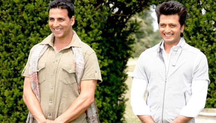 What&#039;s the joke? Riteish Deshmukh and Akshay Kumar&#039;s &#039;Housefull3&#039; moment!