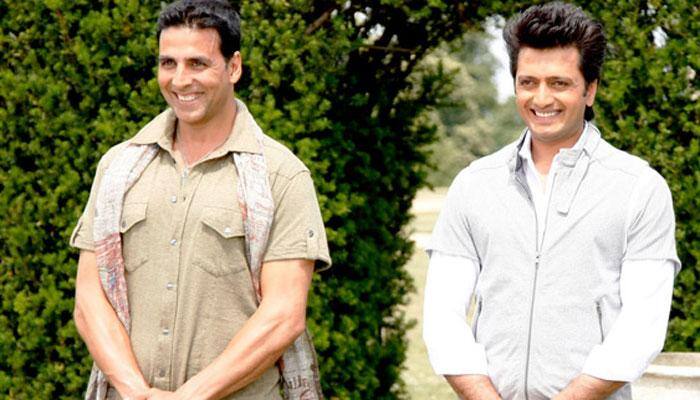 What's the joke? Riteish Deshmukh and Akshay Kumar's 'Housefull3' moment!