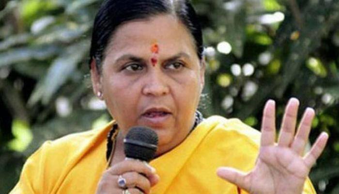Uma Bharti silences Digvijay Singh, says Rahul Gandhi''s 'heart is burning'