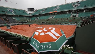 French Open 2016: All matches washed out on Day 9 due to heavy rain