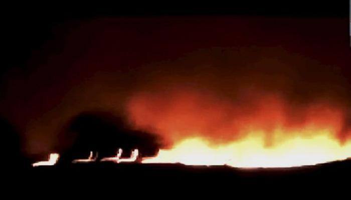 At least 16 dead in fire at India's biggest ammunition depot in Maharashtra's Pulgaon
