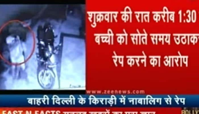 Shocking! 8-year-old girl sleeping outside hut abducted, raped in Delhi – Watch CCTV footage here