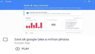 Google records all what you say and this is how you can listen to it!