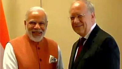 Modi in Geneva: PM meets President of Swiss Federation Johann Schneider-Ammann; black money on agenda