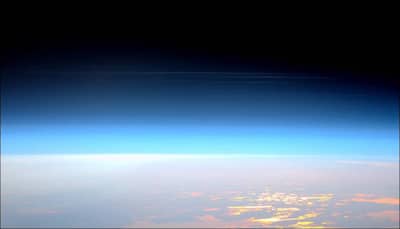 ISS astronaut Tim Peake shares extraordinary, rare image of noctilucent clouds! - View pic
