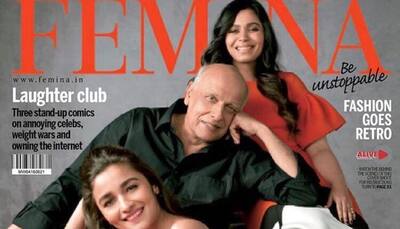 Mahesh Bhatt, Alia and Shaheen on Femina cover: Soni Razdan in awe of 'gorgeous' family!