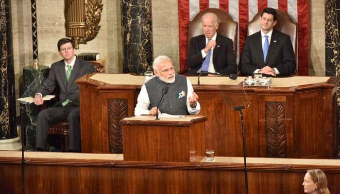 PM Modi addresses US Congress, calls America &#039;indispensable partner&#039;, says terrorism is being &#039;incubated&#039; in India’s neighbourhood
