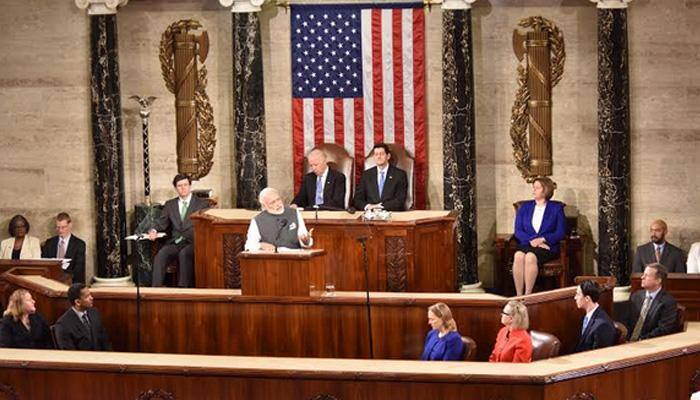 Did Chinese media blackout Narendra Modi's exhilarating speech in US Congress? 