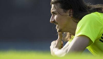 'Happy' Zlatan Ibrahimovic keeps Manchester United fans guessing