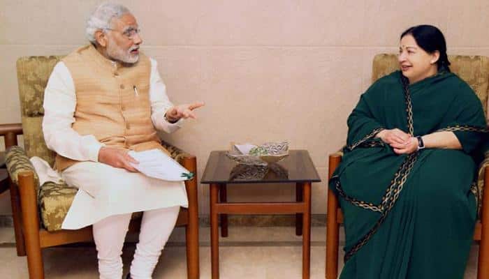 Jayalalithaa to meet PM Narendra Modi today; to flag Tamil Nadu issues