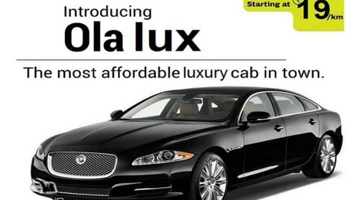 Now drive at Rs 19/km in Jaguar, Mercedes, Audi or BMW with Ola Lux