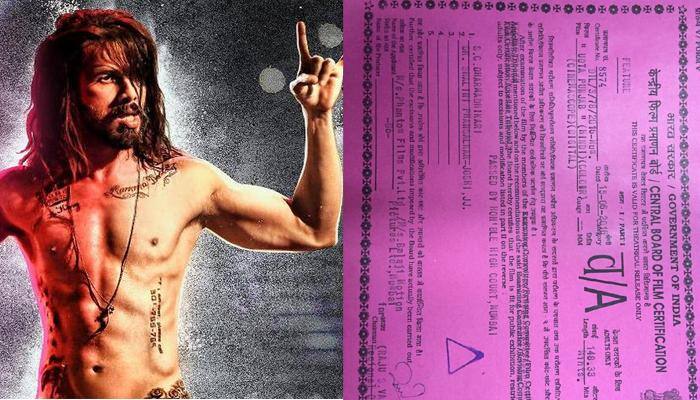 'Udta Punjab': Shahid Kapoor rejoices triumph of landmark judgement, tweets picture of CBFC certificate!