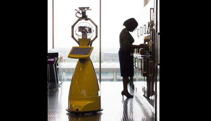 Robot 'Betty' launched as trainee office manager in UK company