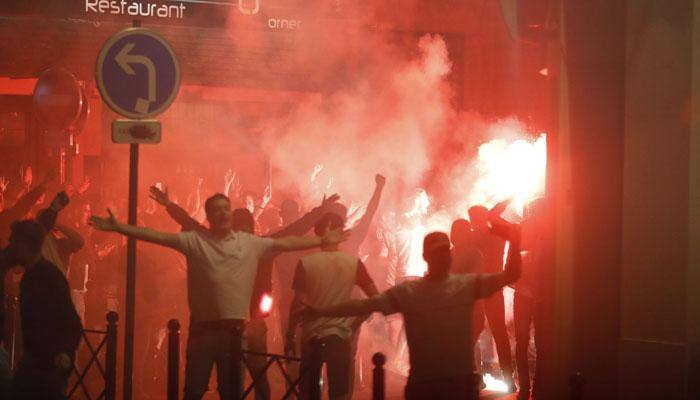 Euro 2016: French riot squad charges against Russian, English fans