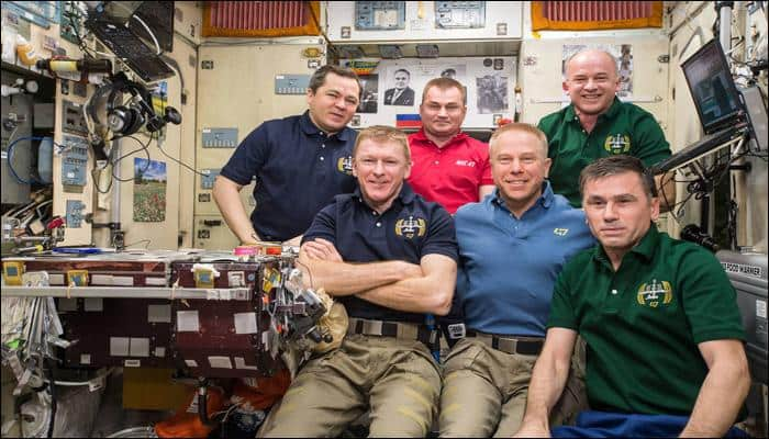 Expedition 47 crew members aboard ISS land in Kazakhstan!