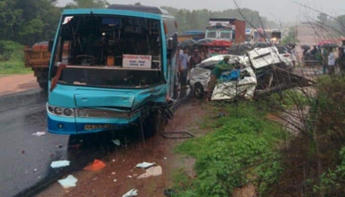 Karnataka accident: 8 school children killed, 9 injured in bus-van collision in Kundapur