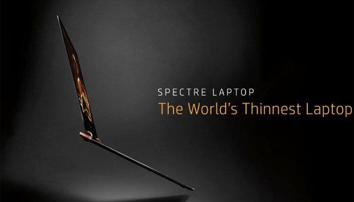 HP Spectre 13, world’s thinnest laptop launched in India, available from July 25