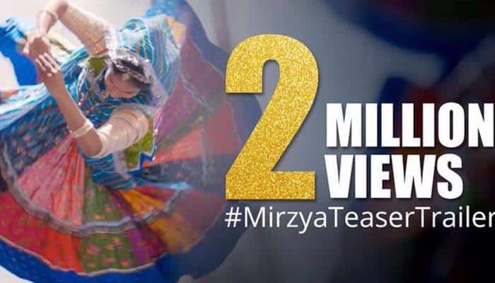 Magnificent teaser trailer of Harshvardhan Kapoor-Saiyami Kher's 'Mirzya' crosses 2 million views!