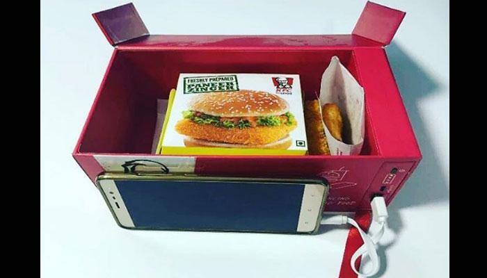 Now recharge your body and phone with KFC's 'Watt a Box' meal!- Watch