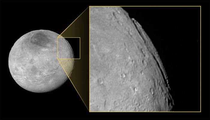 'Super' Grand Canyon on Pluto's moon Charon