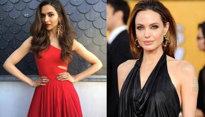 Does Deepika Padukone's red hot avatar at IIFA 2016 remind you of Angelina Jolie at Oscars? See inside