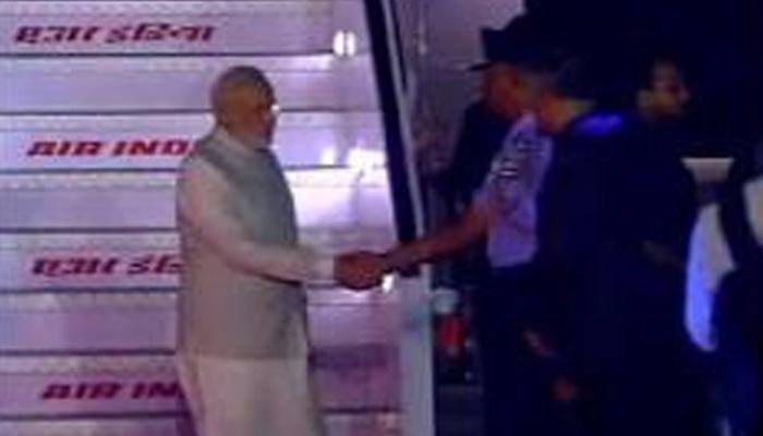 PM Narendra Modi returns from Tashkent after completing his two-day visit