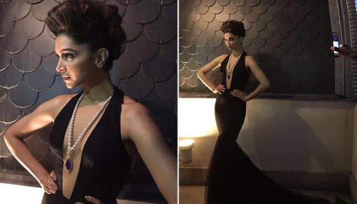 IIFA 2016: Defining hotness in all black Deepika Padukone will leave you gasping for air!