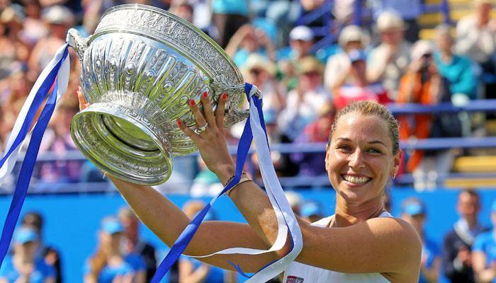 Dominika Cibulkova beats Karolina Pliskova in Eastbourne final, claims first grass court title