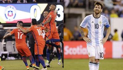 Copa America final: Chile beat Argentina 4-2 to win title after Lionel Messi misses penalty kick
