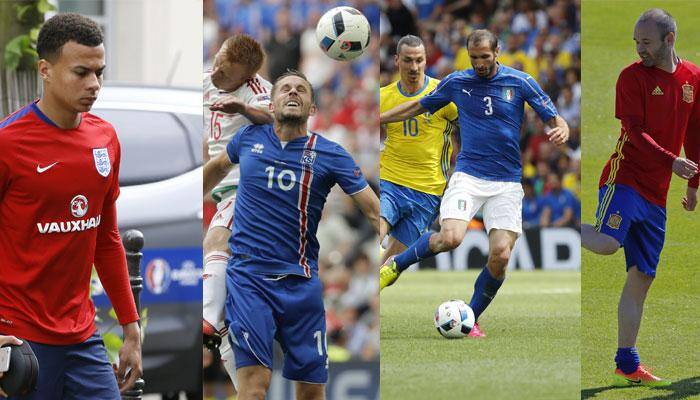Euro 2016: Italy Vs Spain, England Vs Iceland; players to watch out for