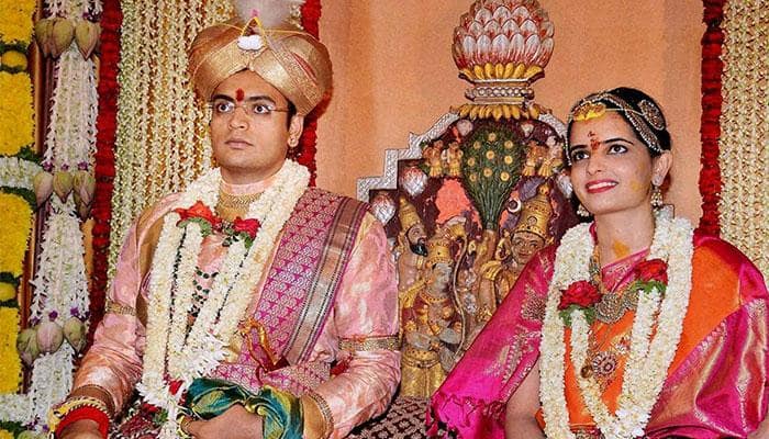 Royal Wedding of Wadiyar Family - Yaduveer Wadiyar ties the knot with Trishika Kumari Singh