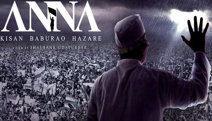 Anna Hazare unveils poster of his biopic