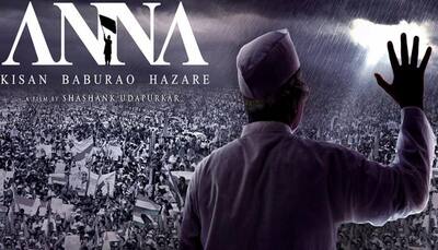 Anna Hazare unveils poster of his biopic