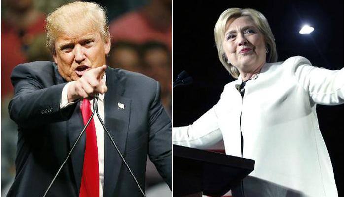 Hillary Clinton leads Donald Trump by 11 points in US presidential race