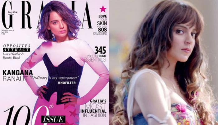 Style queen Kangana Ranaut stuns in Grazia India&#039;s 100th issue cover! - Pics inside 