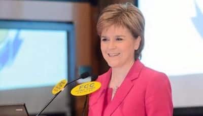 Scotland's First Minister Nicola Sturgeon in Brussels for EU talks