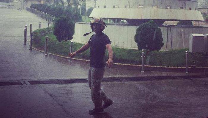 As Virat Kohli and co prepare for WI tour, MS Dhoni enjoys bike ride in Ranchi rain