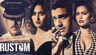 Vintage intrigue, Akshay Kumar introduces Esha Gupta, Arjan Bajwa and Ileana D' Cruze in 'Rustom'!
