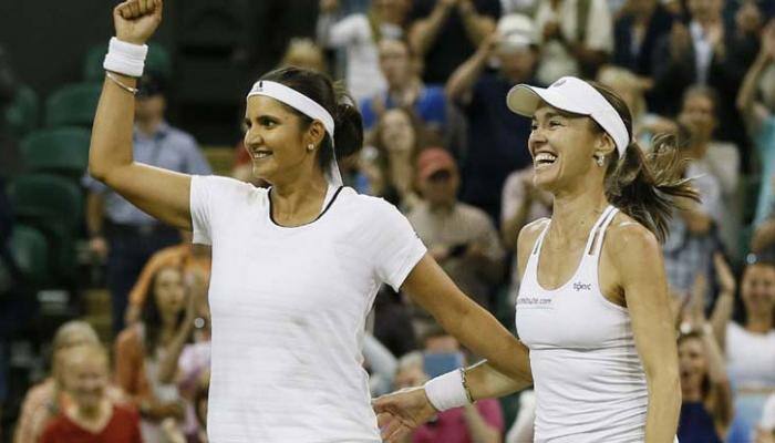 Wimbledon 2016: Sania Mirza-Martina Hingis in quarterfinals; Bopanna-Mergea out