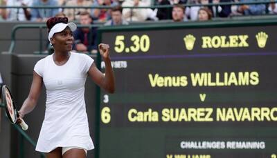 Venus Williams becomes oldest Wimbledon women`s quarter-finalist for 22 years