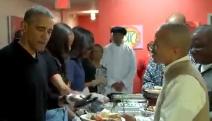 Why video of Barack Obama and family serving dinner during Ramadan has gone viral