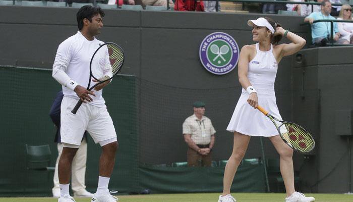 Wimbledon: Leander Paes, Martina Hingis certainly know how to have fun, not just on-field but off it as well - Watch Video!