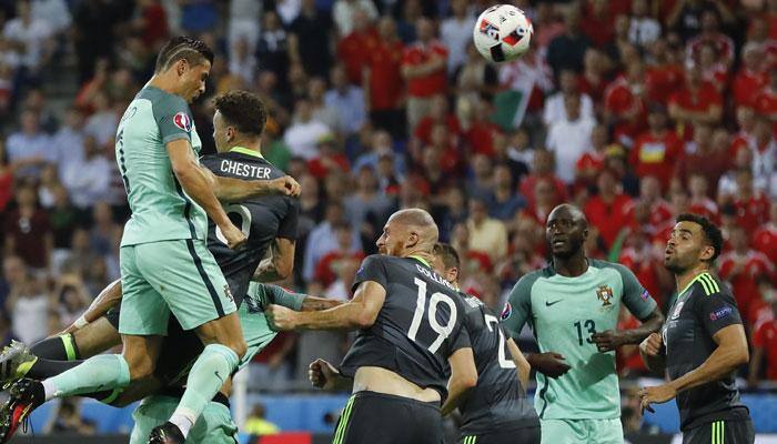 VIDEO: TERRIFIC GOAL! Watch Cristiano Ronaldo&#039;s amazing header vs Wales in Euro semis