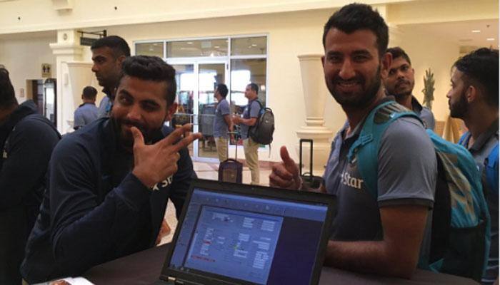 PHOTOS: After long-haul flight, Team India finally arrives in St. Kitts