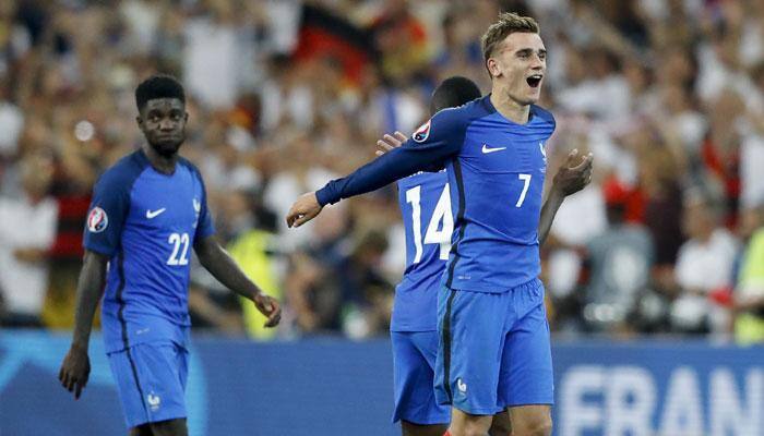WATCH: Antoine Griezmann&#039;s two goals that denied Germany ticket to Euro final