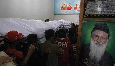 Abdul Sattar Edhi's funeral in Karachi today, security beefed up